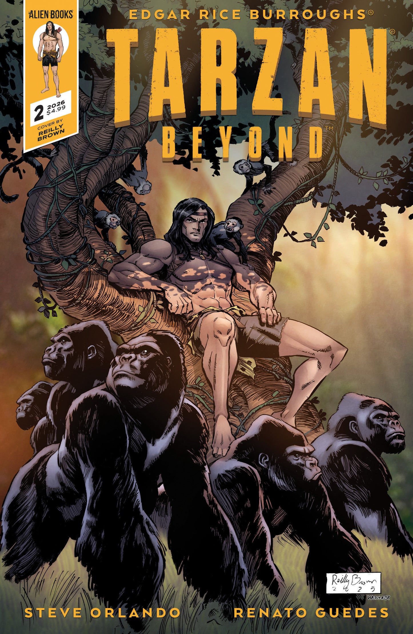 Tarzan Beyond #2 (Variant C (Brown))