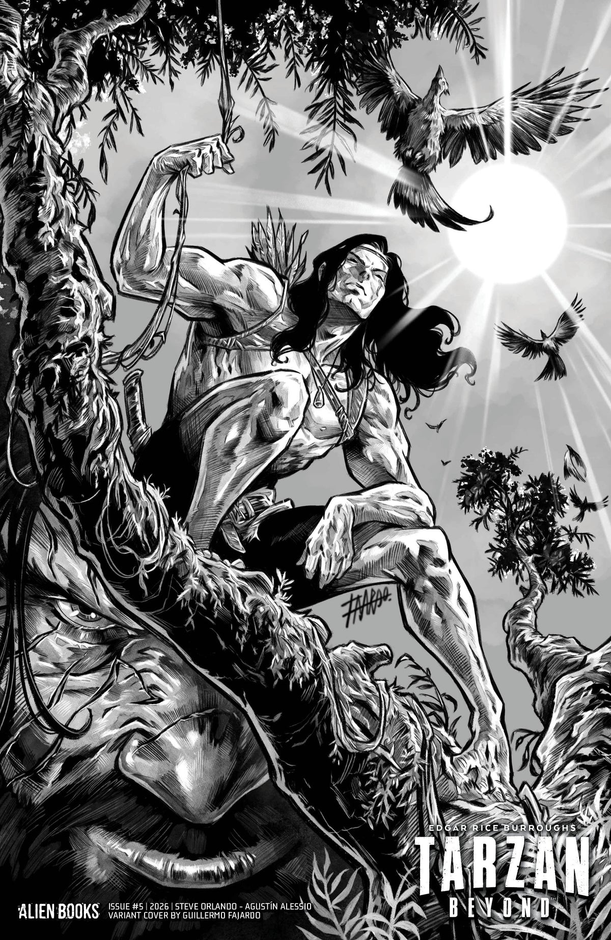 Tarzan Beyond #5 (Variant D (Fajardo B&W))