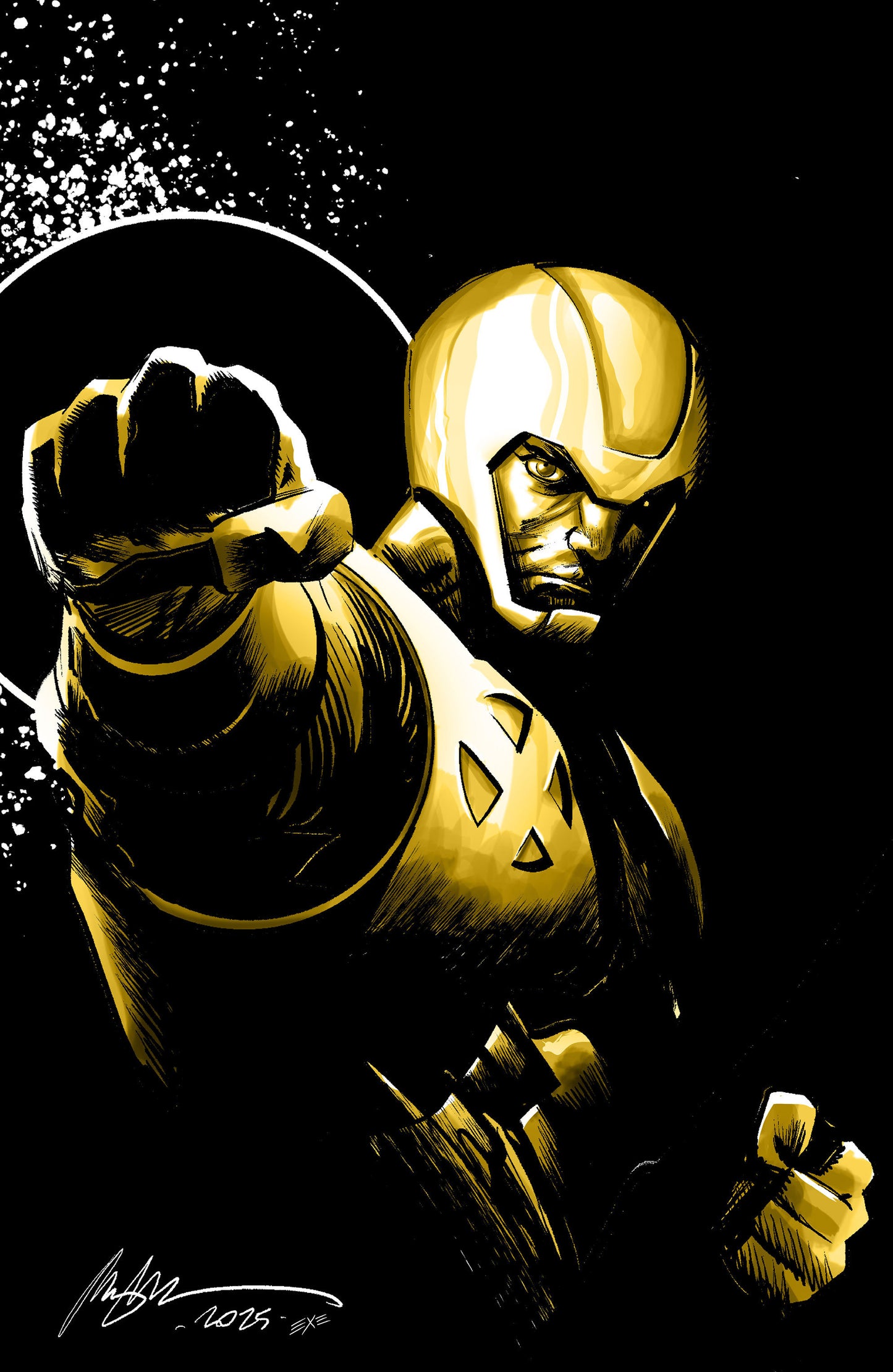 X-O Manowar: Black, White & Gold #2 (Variant C (Albuquerque Full Art))