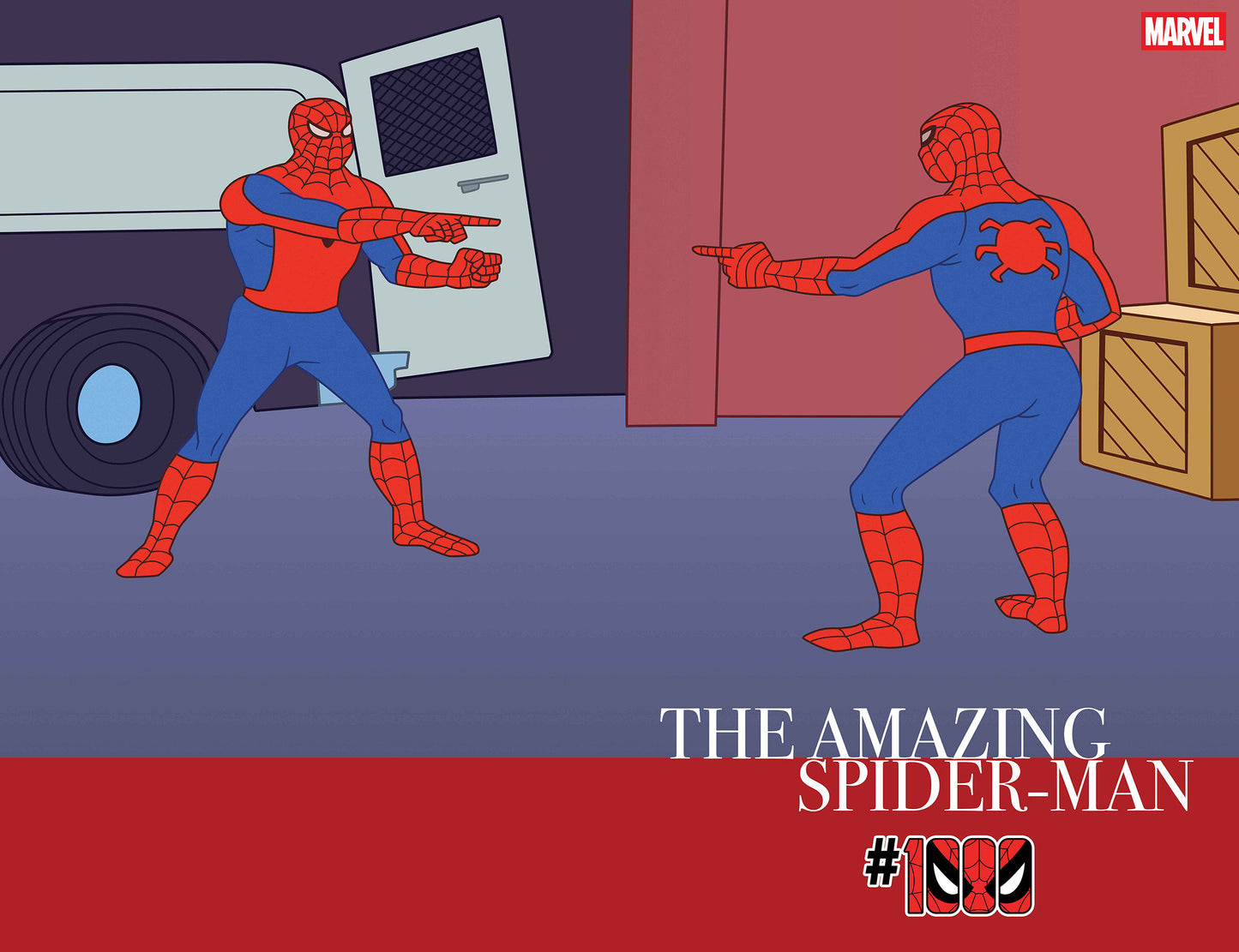 THE AMAZING SPIDER-MAN #1000 (AMAZING SPIDER-MAN #1000 MARVEL ANIMATION SPIDER-MAN 1967 WRAPAROUND)