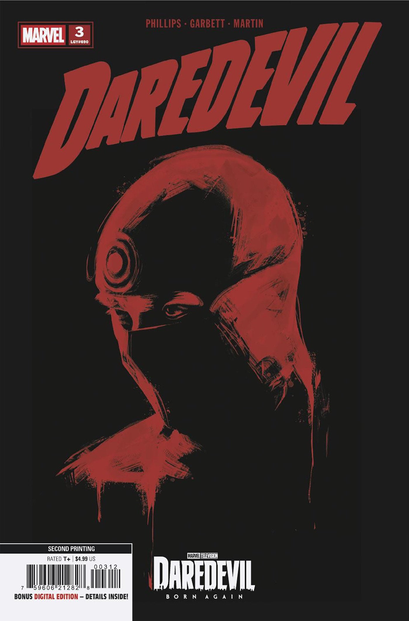 DAREDEVIL #3 (MARVEL TELEVISION 2ND PRINTING)