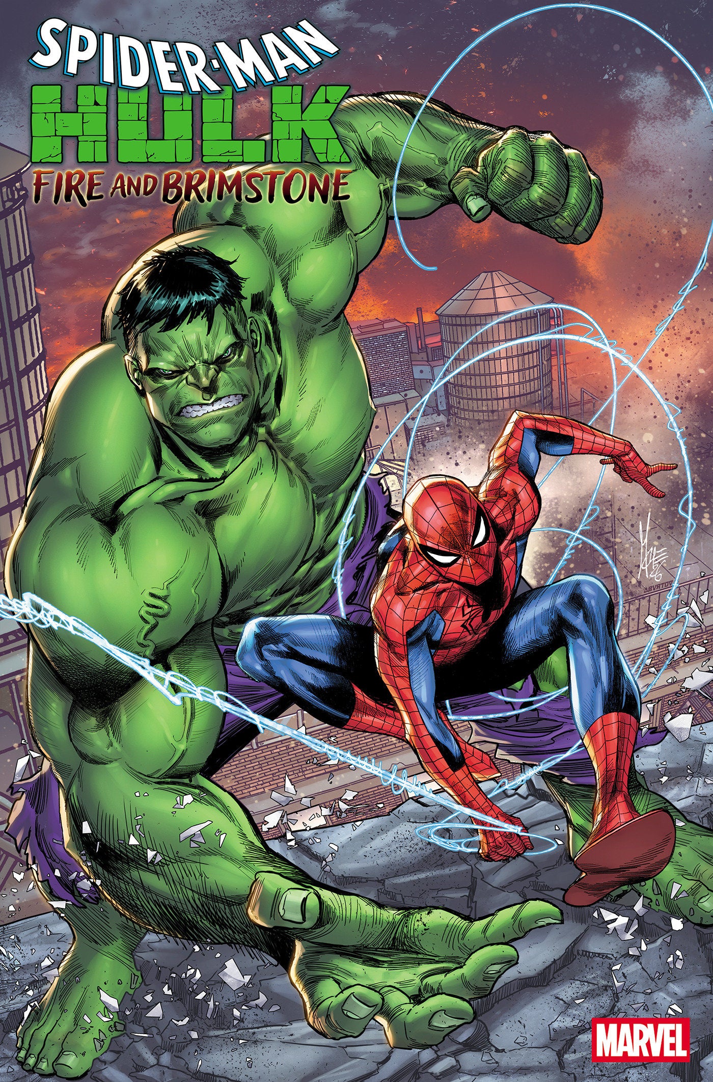 SPIDER-MAN/HULK: FIRE AND BRIMSTONE #1 (MARCO CHECCHETTO FOIL)