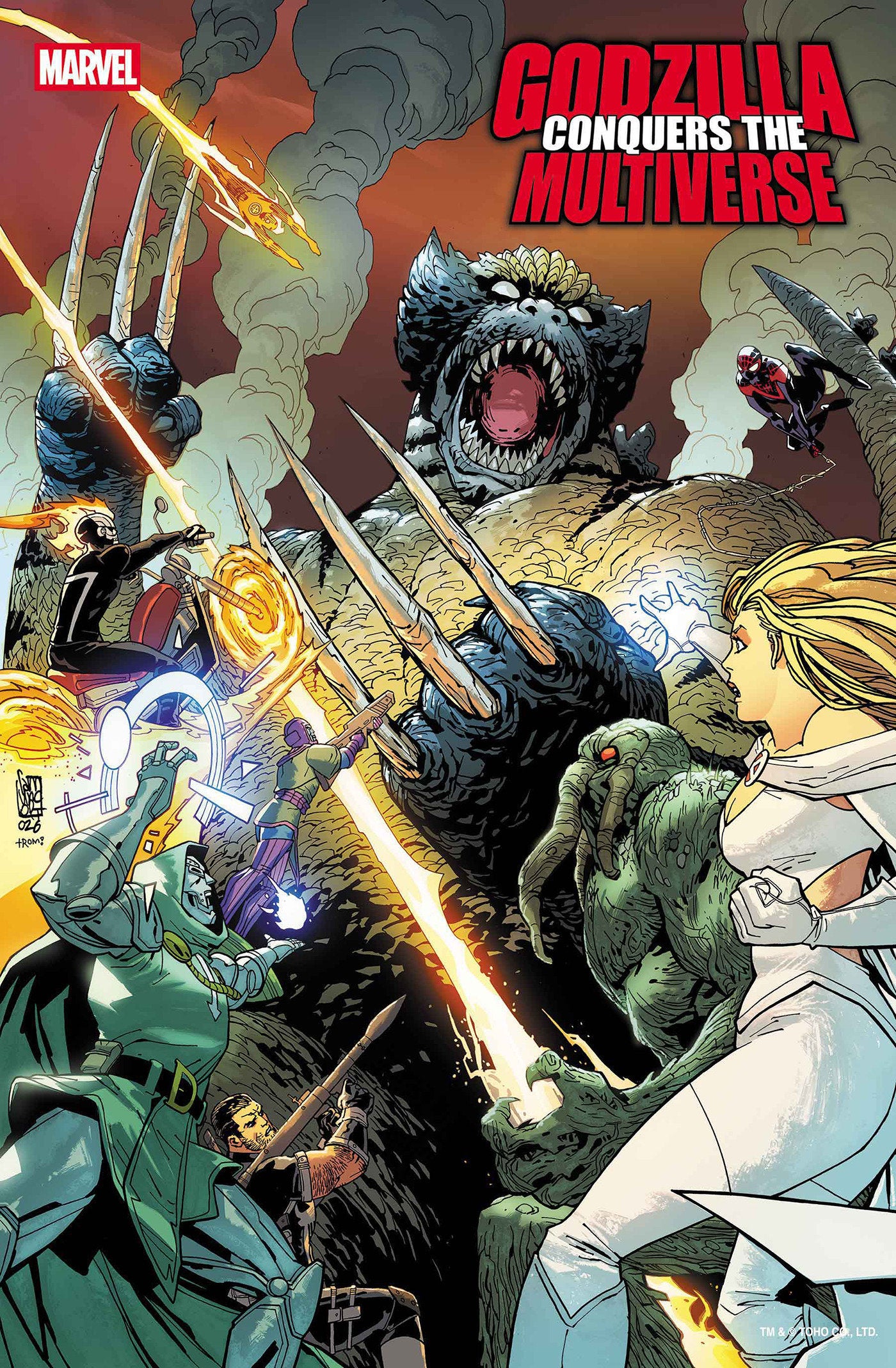 GODZILLA CONQUERS THE MULTIVERSE #1 (GIUSEPPE CAMUNCOLI)