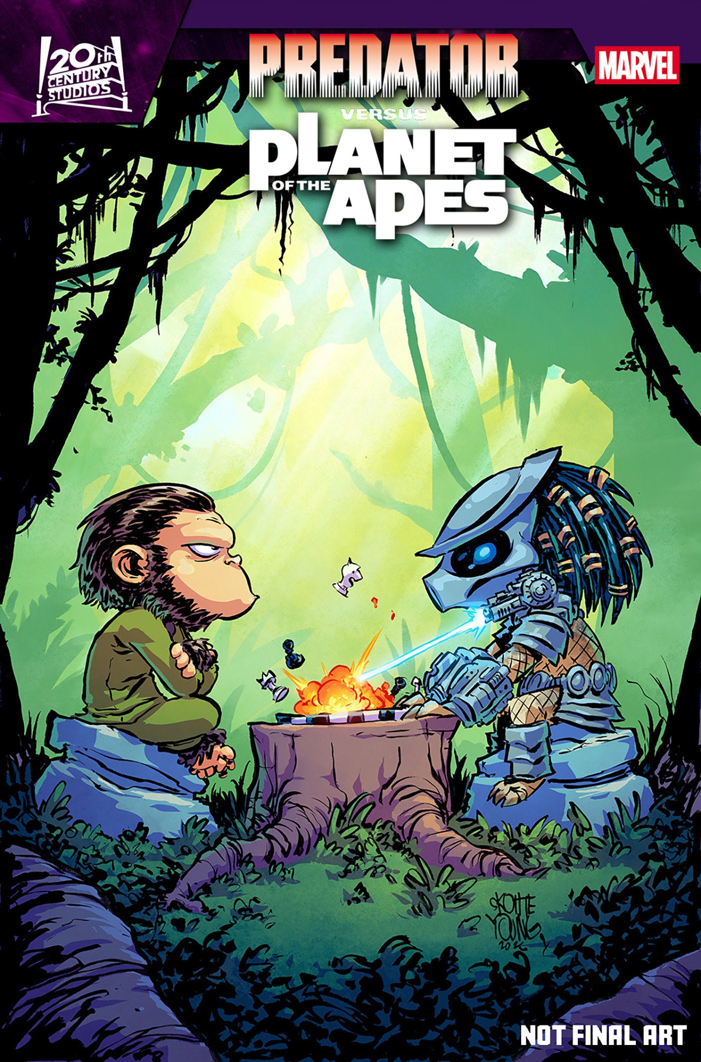 PREDATOR VS. THE PLANET OF THE APES #1 (SKOTTIE YOUNG)