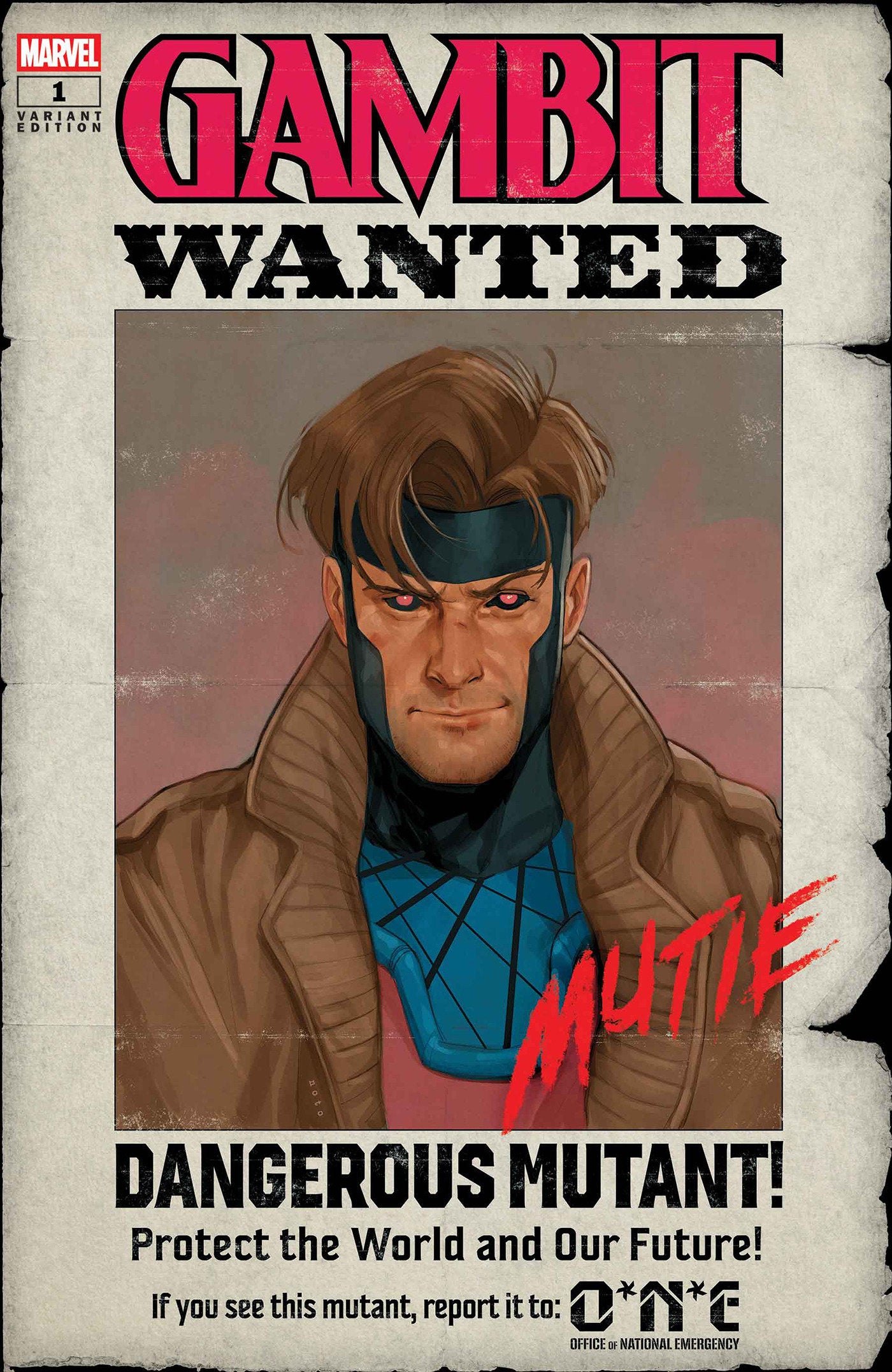 GAMBIT: WANTED #1 (PHIL NOTO WANTED VARIANT B)