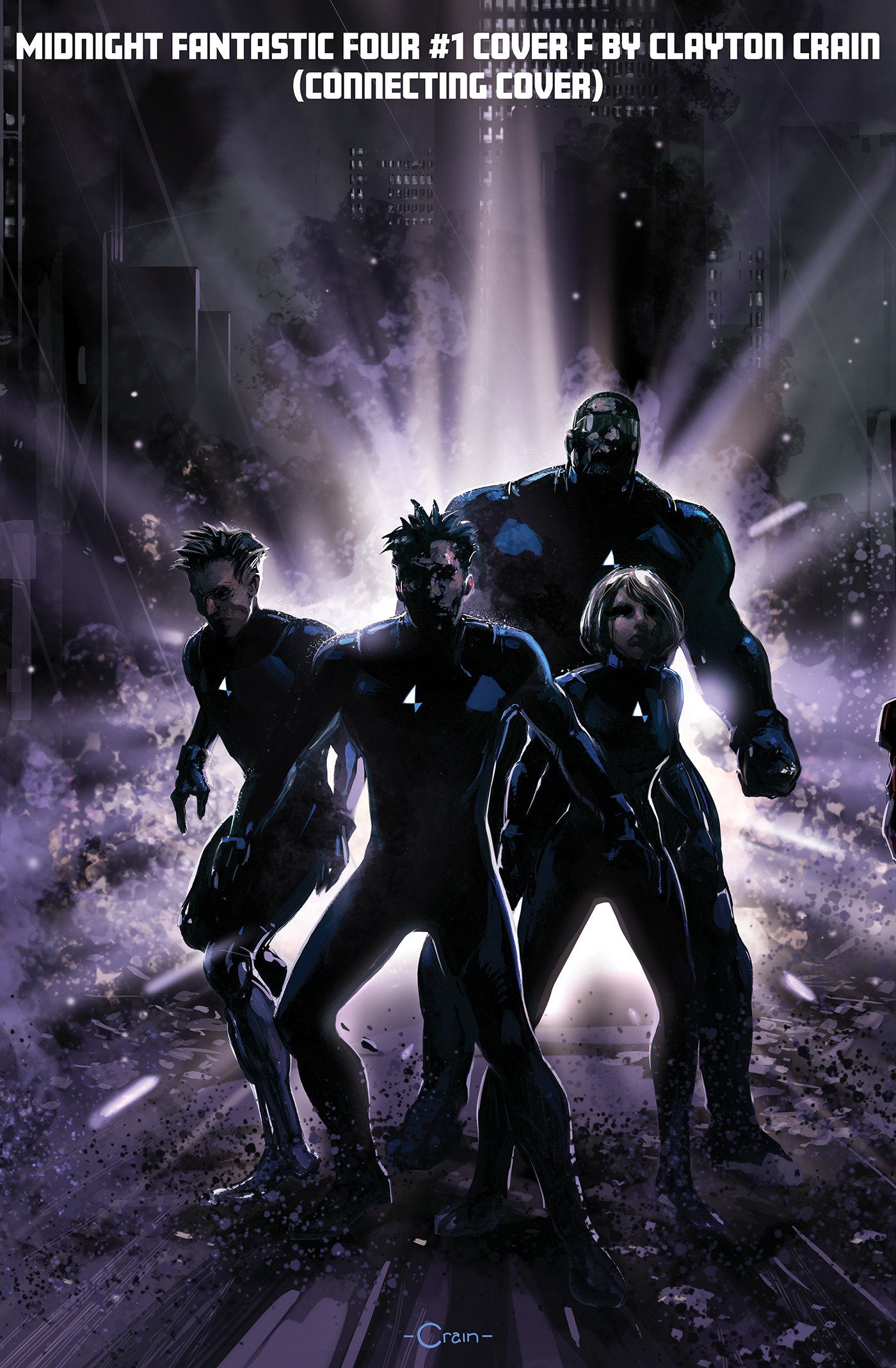 MIDNIGHT FANTASTIC FOUR #1 (COVER F CLAYTON CRAIN 3-PART CONNECTING)