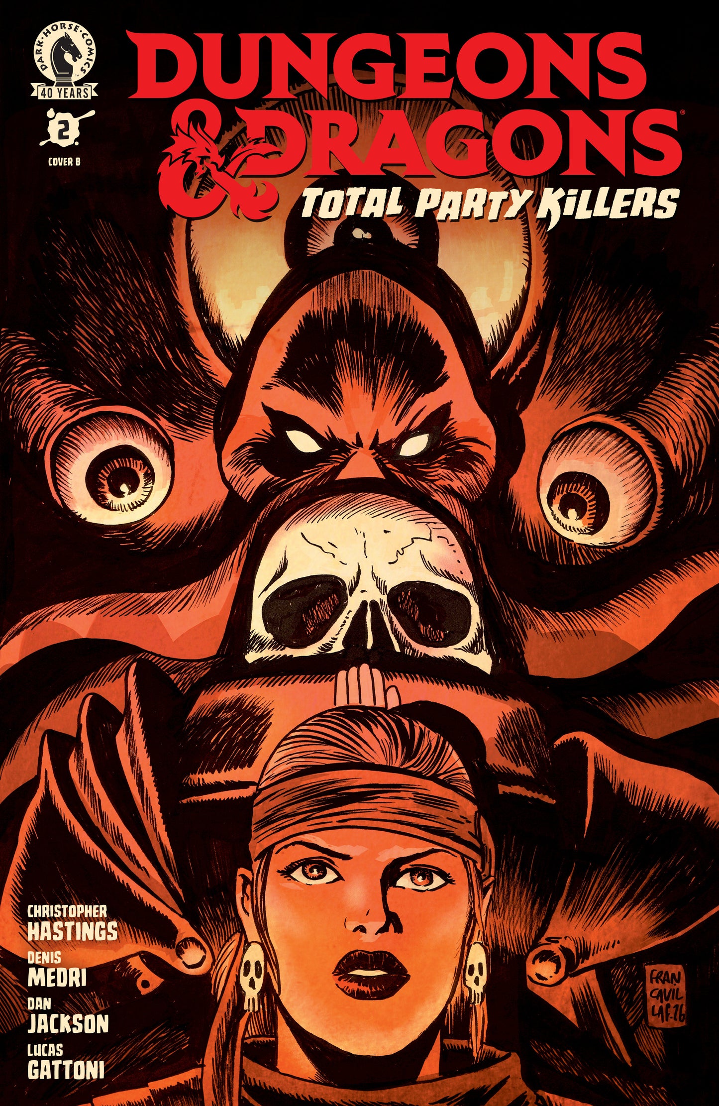 Dungeons & Dragons: Total Party Killers #2 ((CVR B) (Francesco Francavilla)))
