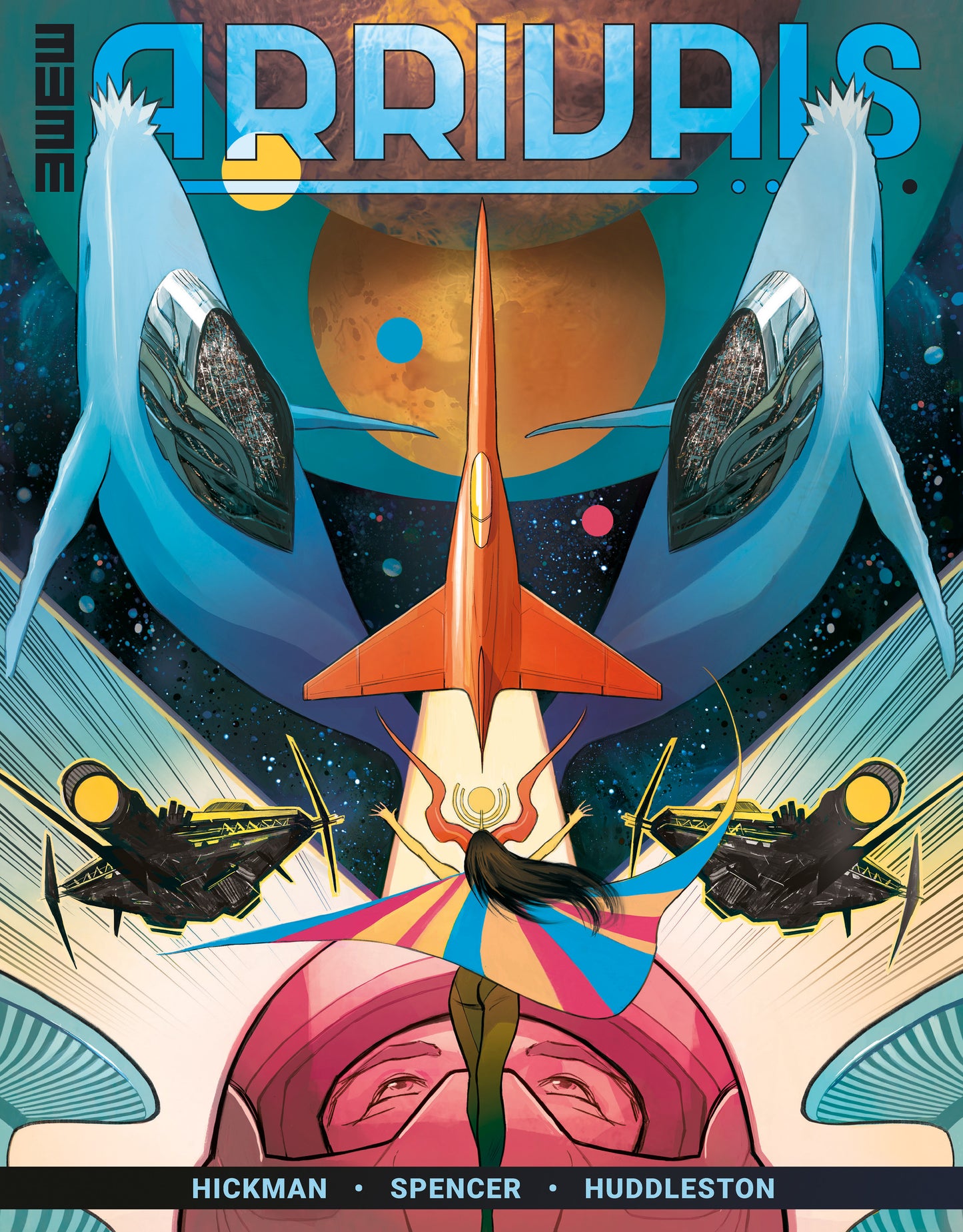 Arrivals #1 (CVR A) (3W3M) (Mike Huddleston)