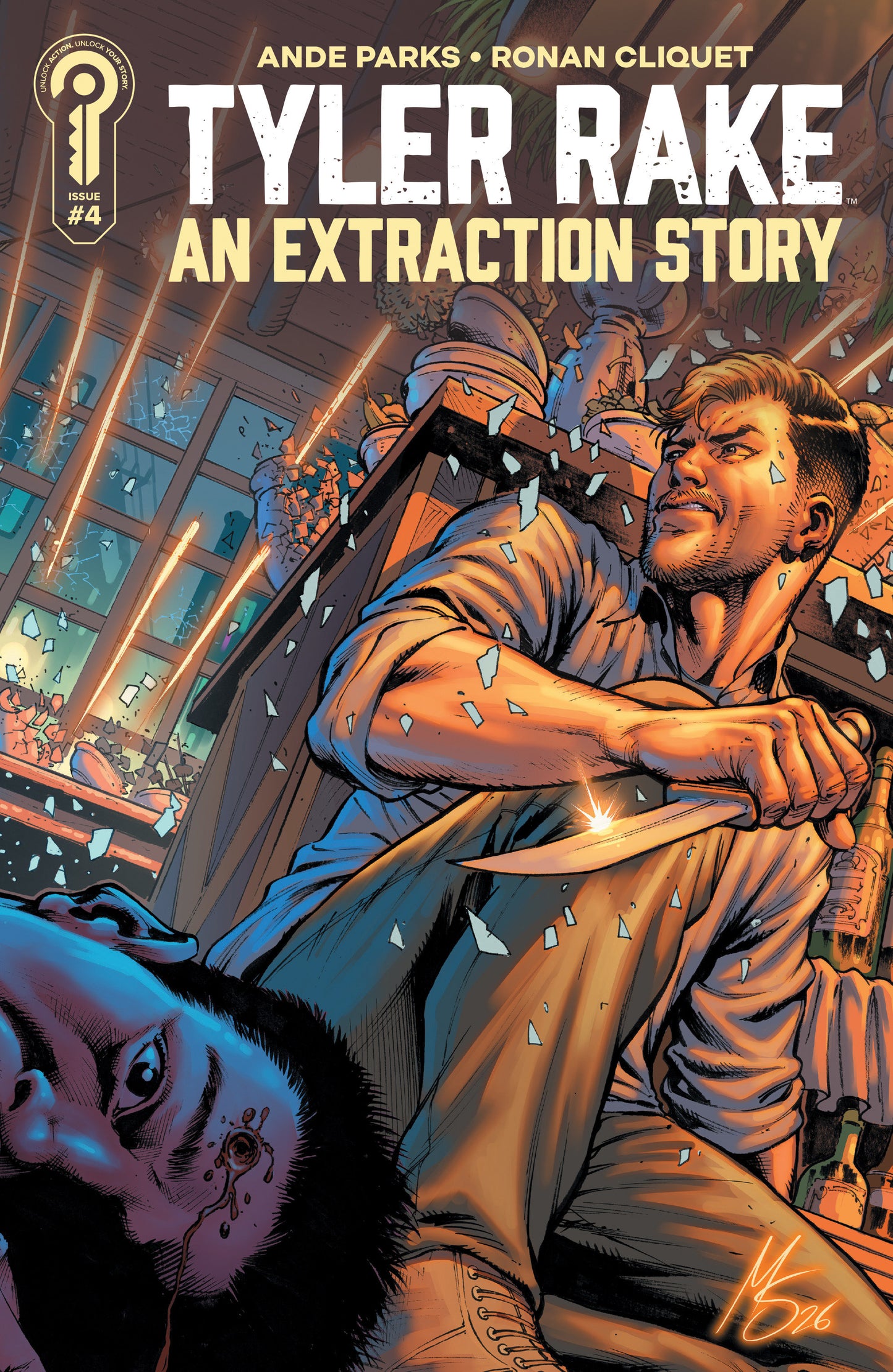 Extraction: Beginnings #4 (Tyler Rake: An Extraction Story #4 Cover B Marco Santucci)