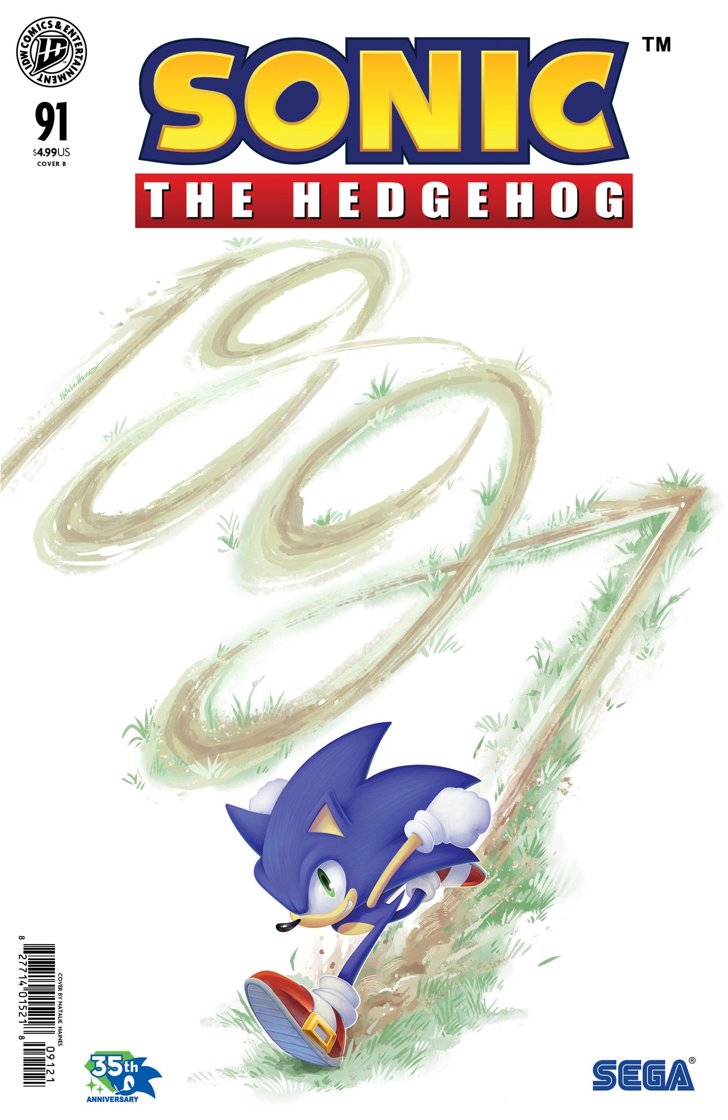 Sonic The Hedgehog #91 (Sonic the Hedgehog #91 Variant B (Haines))