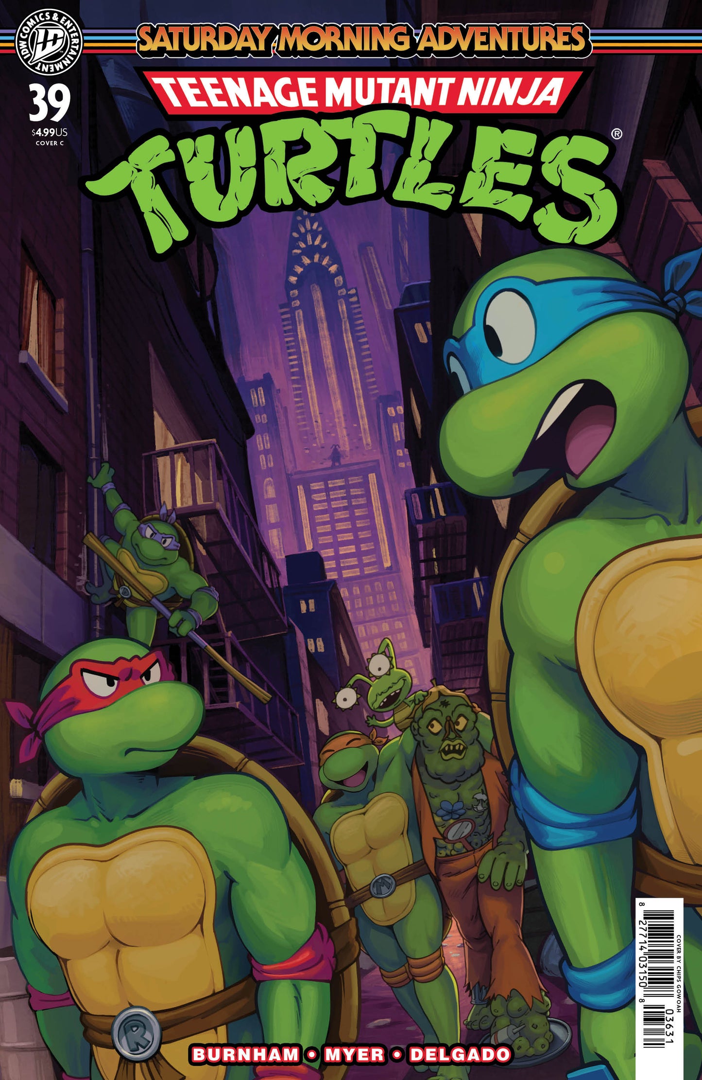 TMNT Saturday Morning Adventures II #39 (Teenage Mutant Ninja Turtles: Saturday Morning Adventures #39 Variant C (GoWOAH))