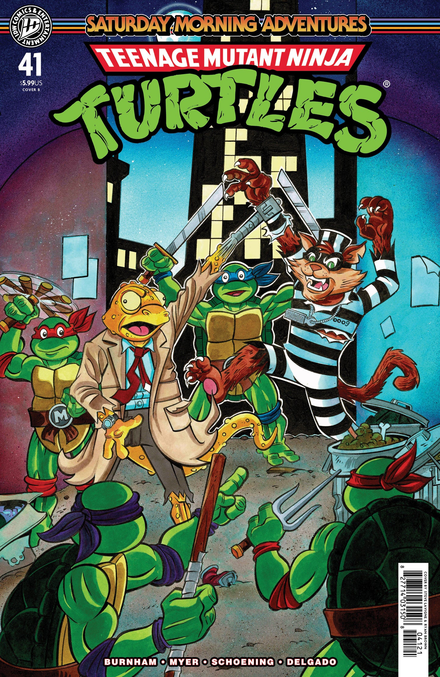 TMNT Saturday Morning Adventures II #41 (Teenage Mutant Ninja Turtles: Saturday Morning Adventures #41 Variant B (Lavigne))
