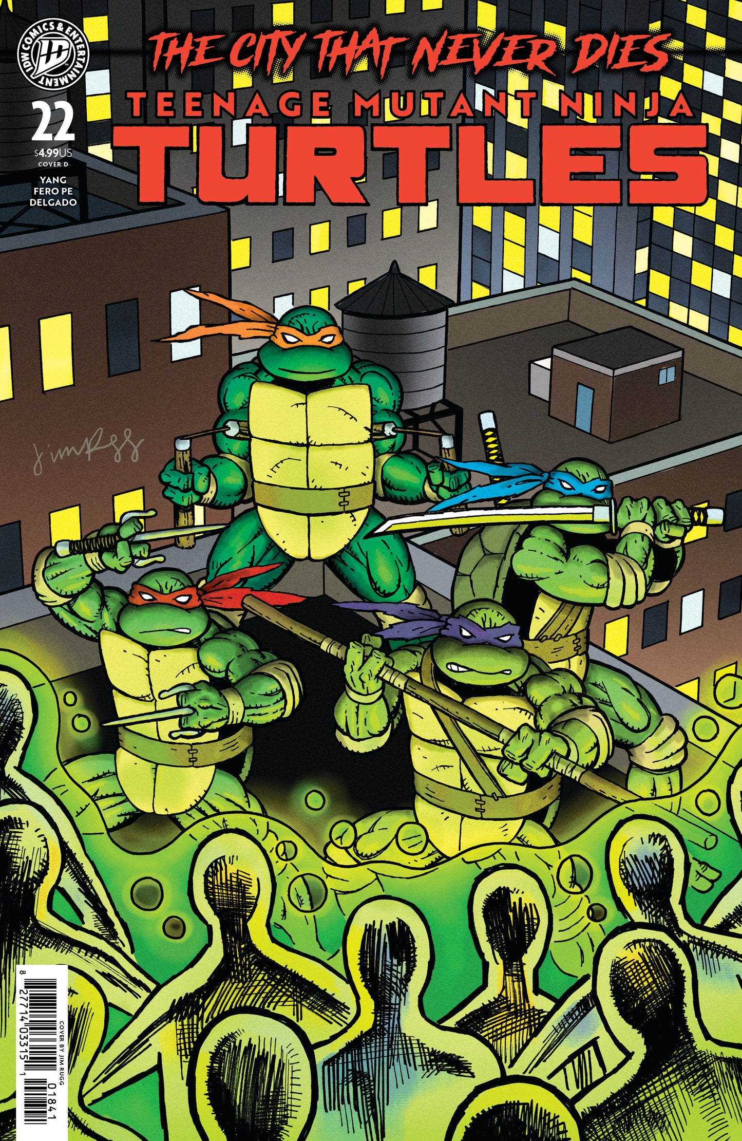 Teenage Mutant Ninja Turtles (2024) #22 (Teenage Mutant Ninja Turtles #22 Variant D (Rugg))