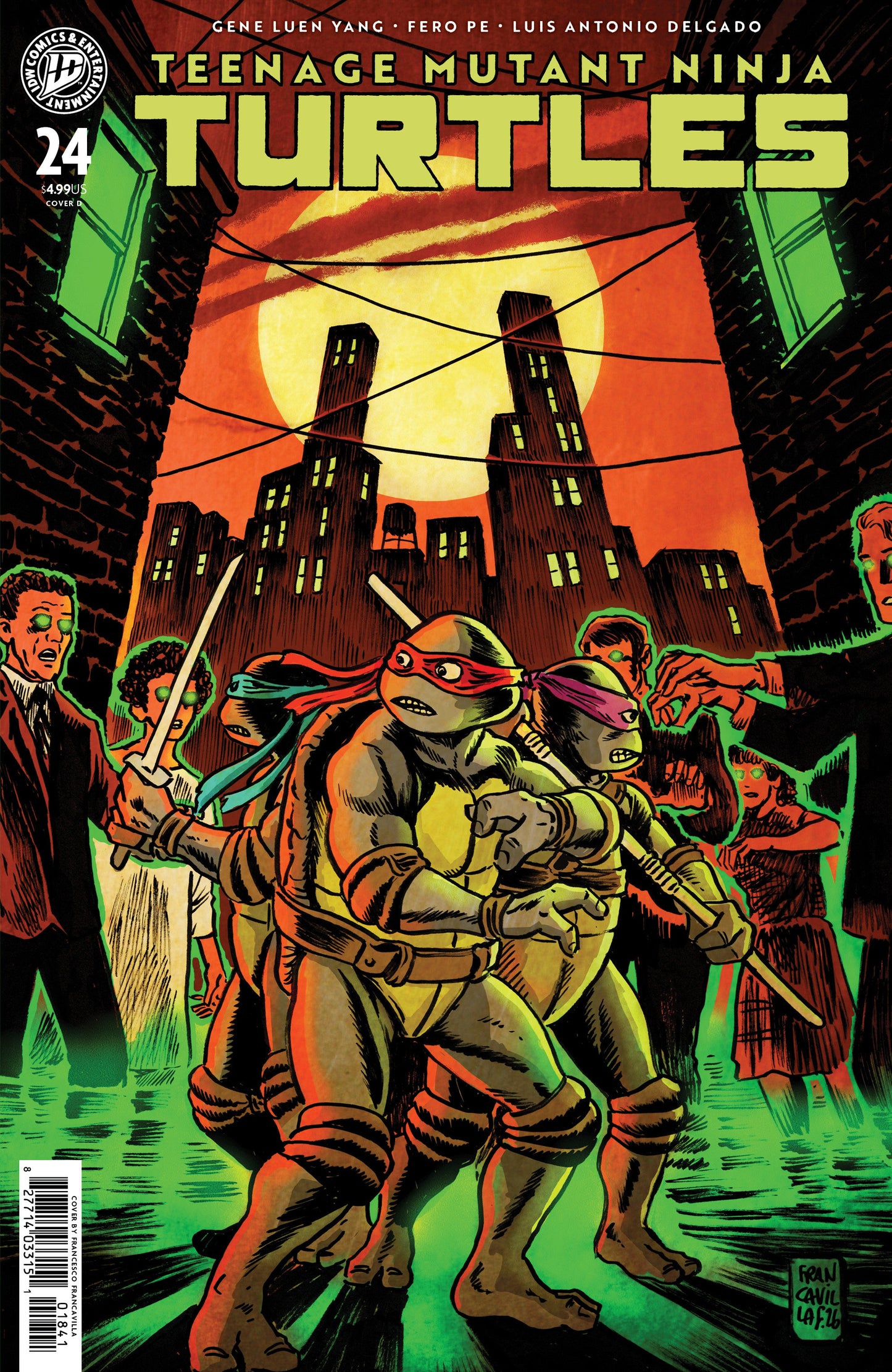 Teenage Mutant Ninja Turtles (2024) #24 (Teenage Mutant Ninja Turtles #24 Variant D (Francavilla))