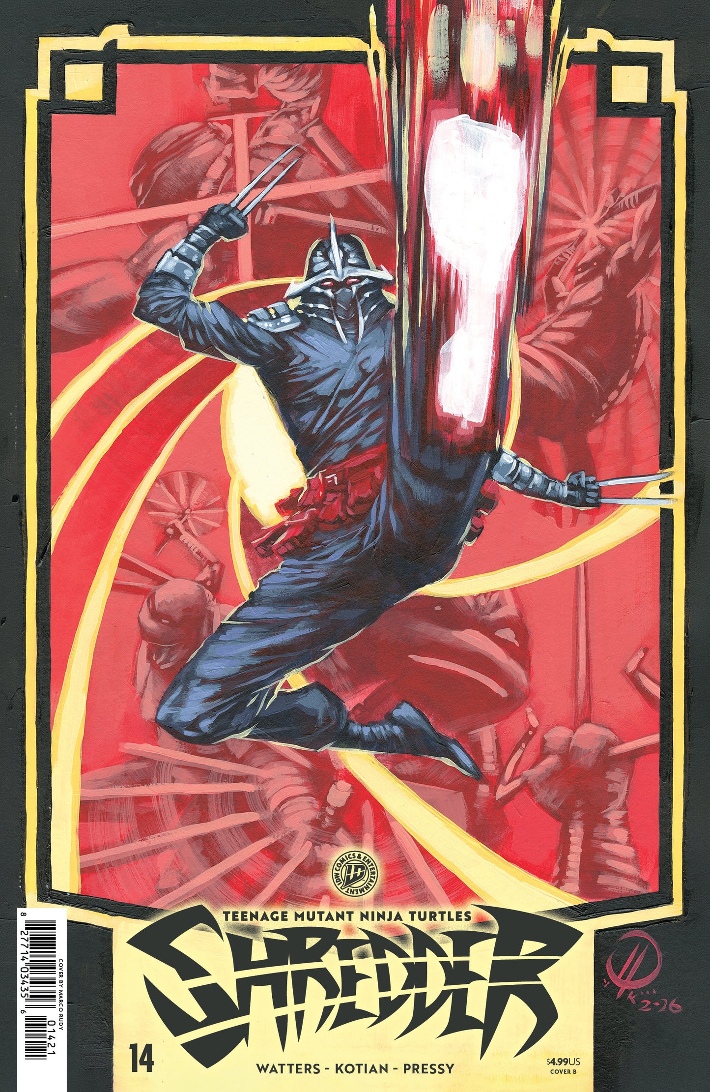Teenage Mutant Ninja Turtles: Shredder #14 (Variant B (Rudy))