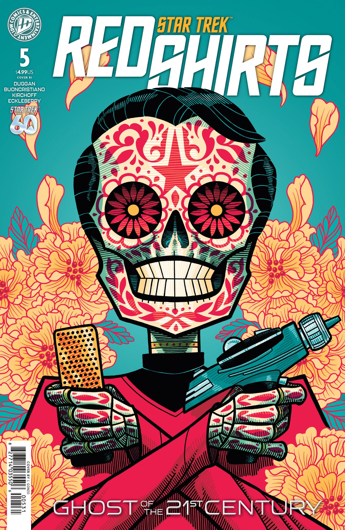 Star Trek: Red Shirts II #5 (Star Trek: Red Shirts--Ghost of the 21st Century #5 Variant RI (10) (J. Gonzo))