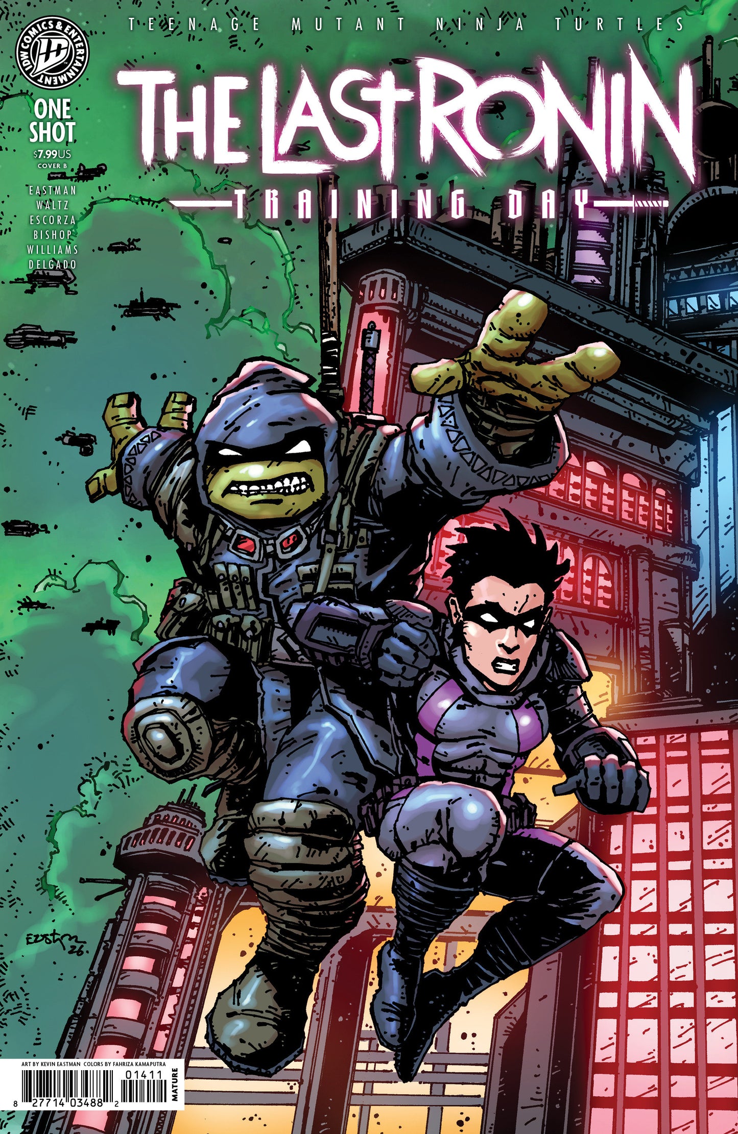 Teenage Mutant Ninja Turtles: The Last Ronin--Training Day Variant B (Eastman) (Teenage Mutant Ninja Turtles: The Last Ronin--Training Day Variant B (Eastman))