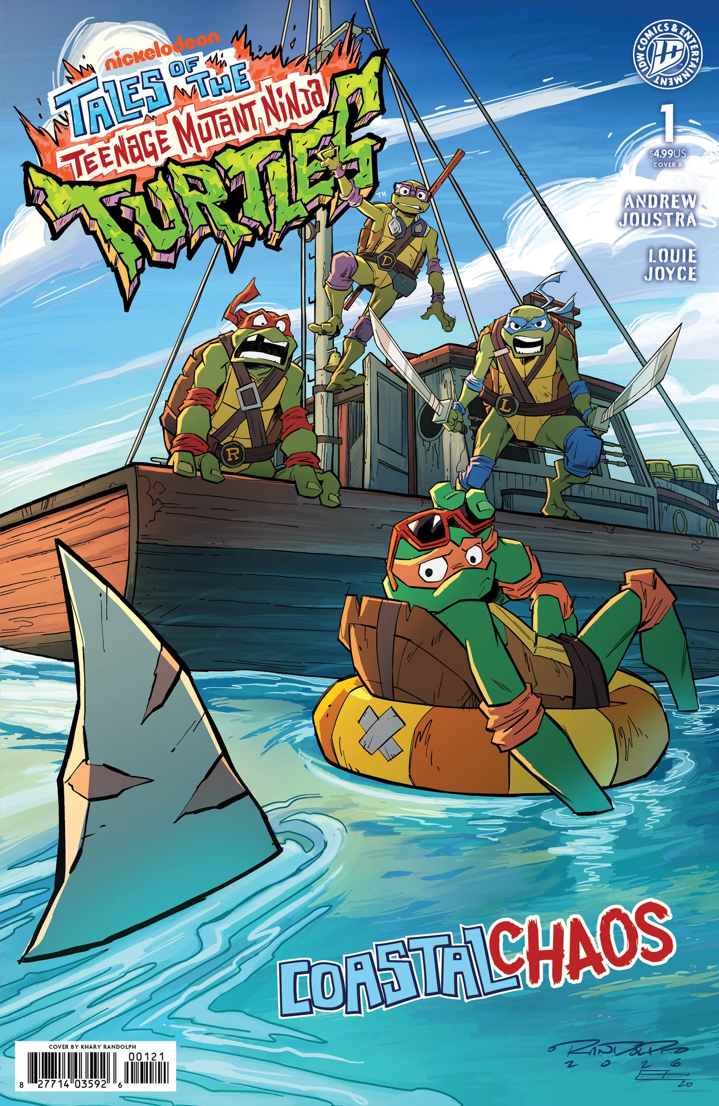 Tales of the Teenage Mutant Ninja Turtles II #1 (Tales of the Teenage Mutant Ninja Turtles: Coastal Chaos #1 Variant B (Randolph))
