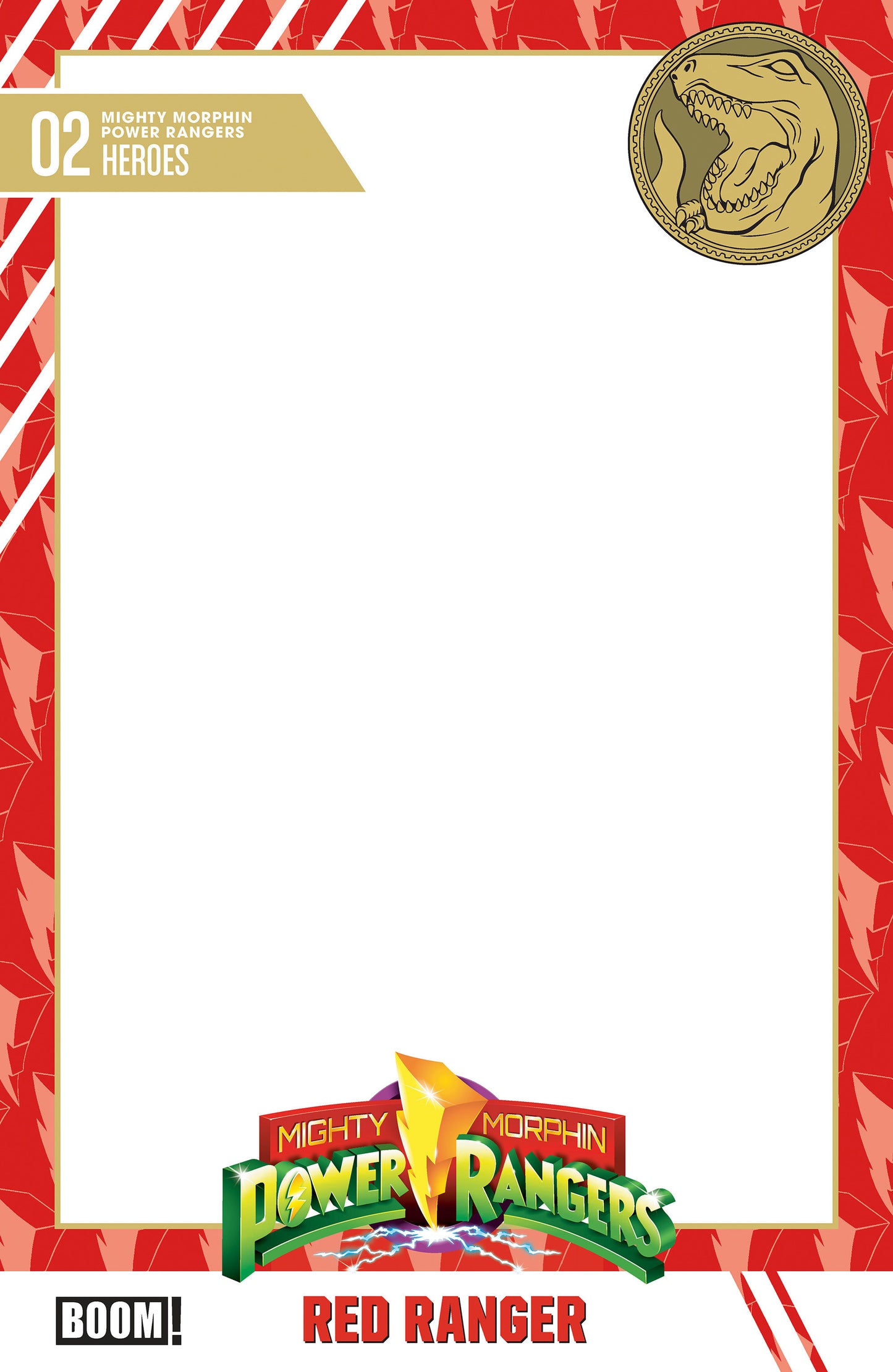 MIGHTY MORPHIN POWER RANGERS 2026 #2 (Mighty Morphin Power Rangers (2026) #2 D Trading Card Blank Sketch)