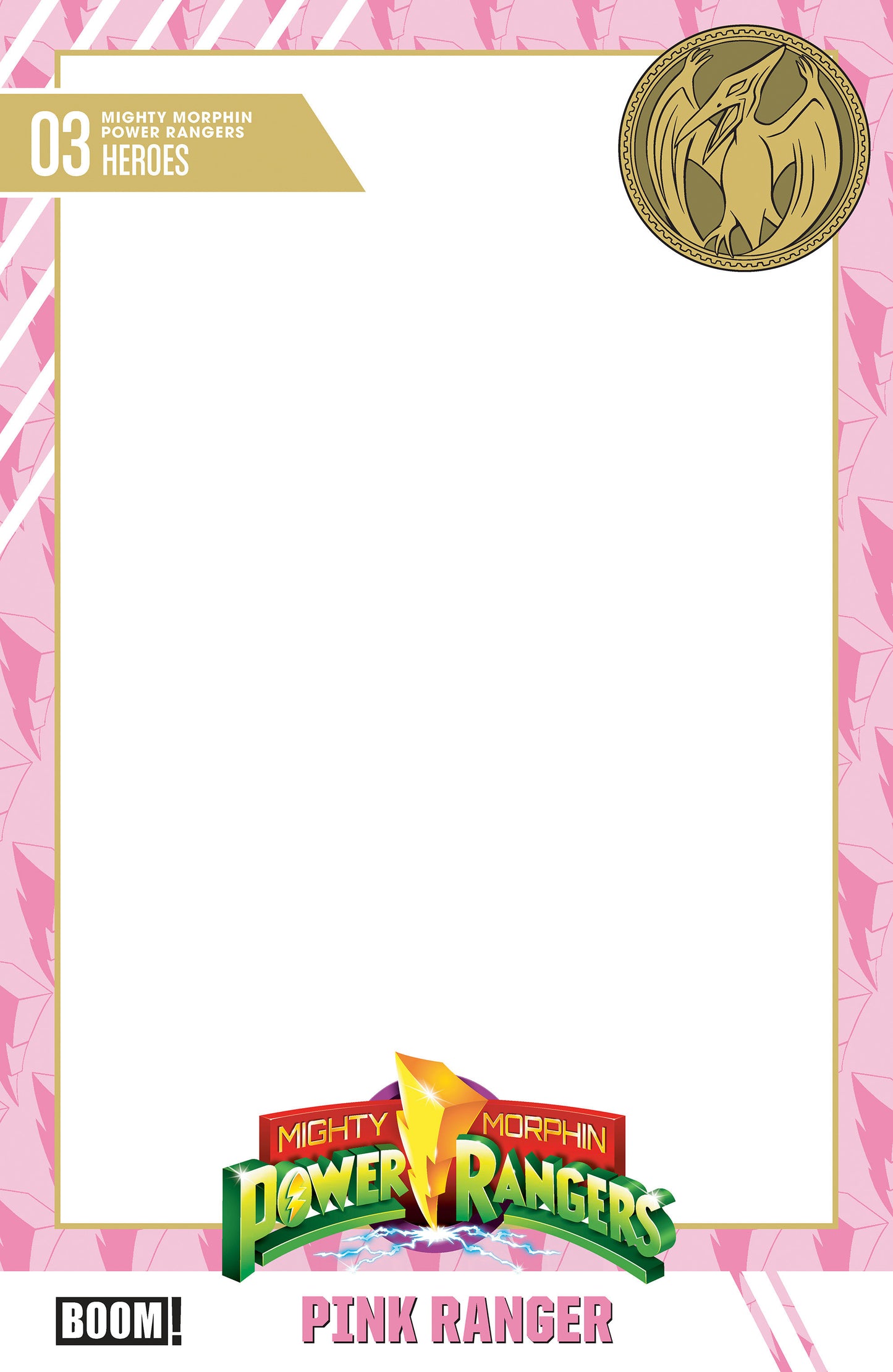 MIGHTY MORPHIN POWER RANGERS 2026 #3 (Mighty Morphin Power Rangers (2026) #3 D Trading Card Blank Sketch)