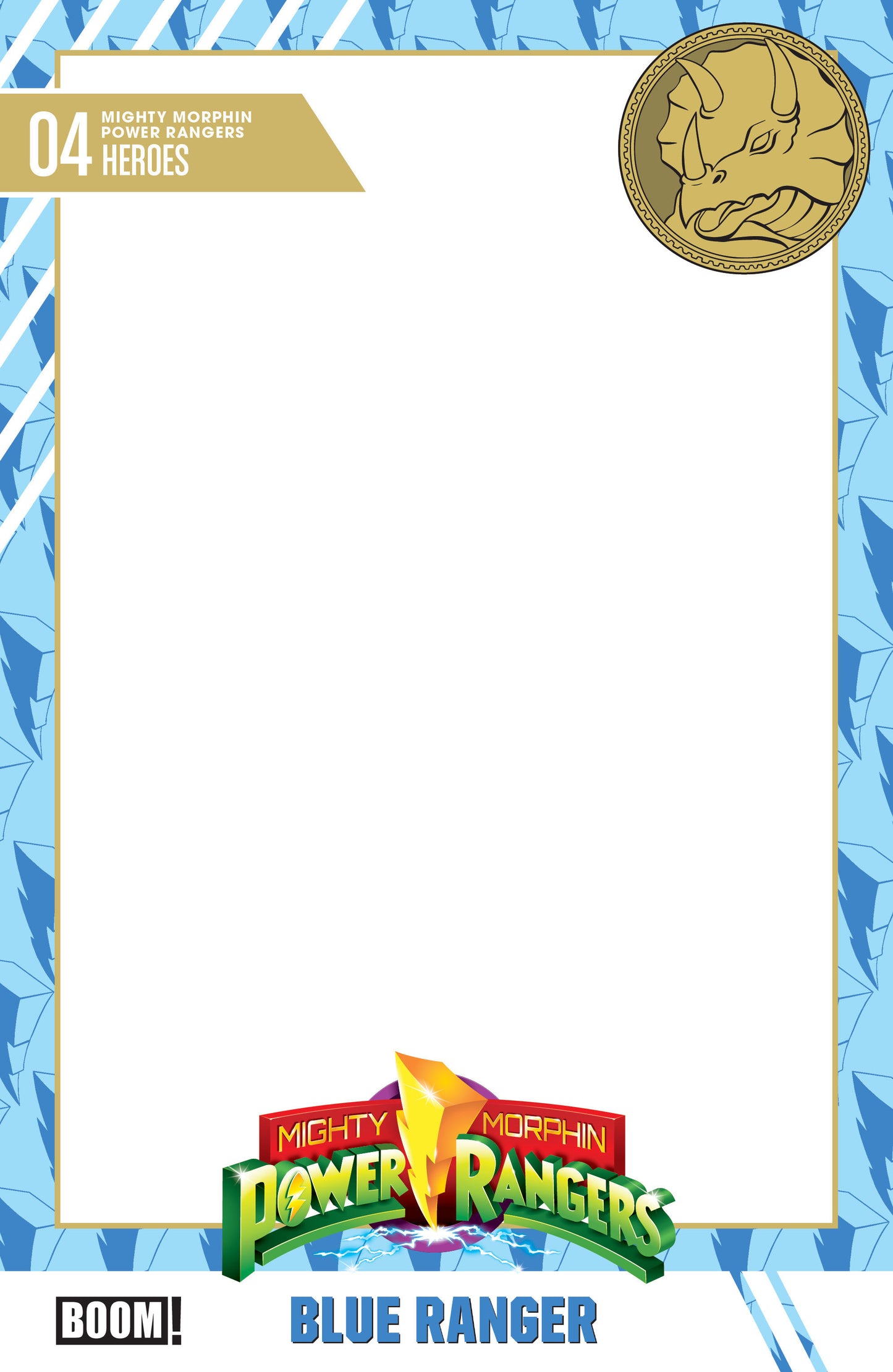 MIGHTY MORPHIN POWER RANGERS 2026 #4 (Mighty Morphin Power Rangers (2026) #4 D Trading Card Blank Sketch)