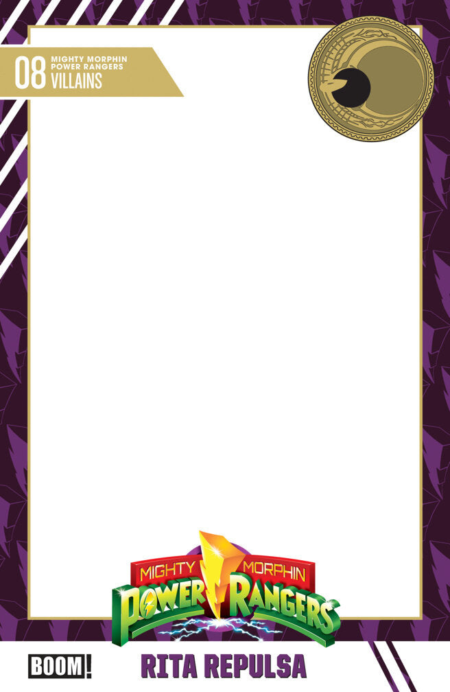 Mighty Morphin Power Rangers (2026) #8 (D Trading Card Blank Sketch)