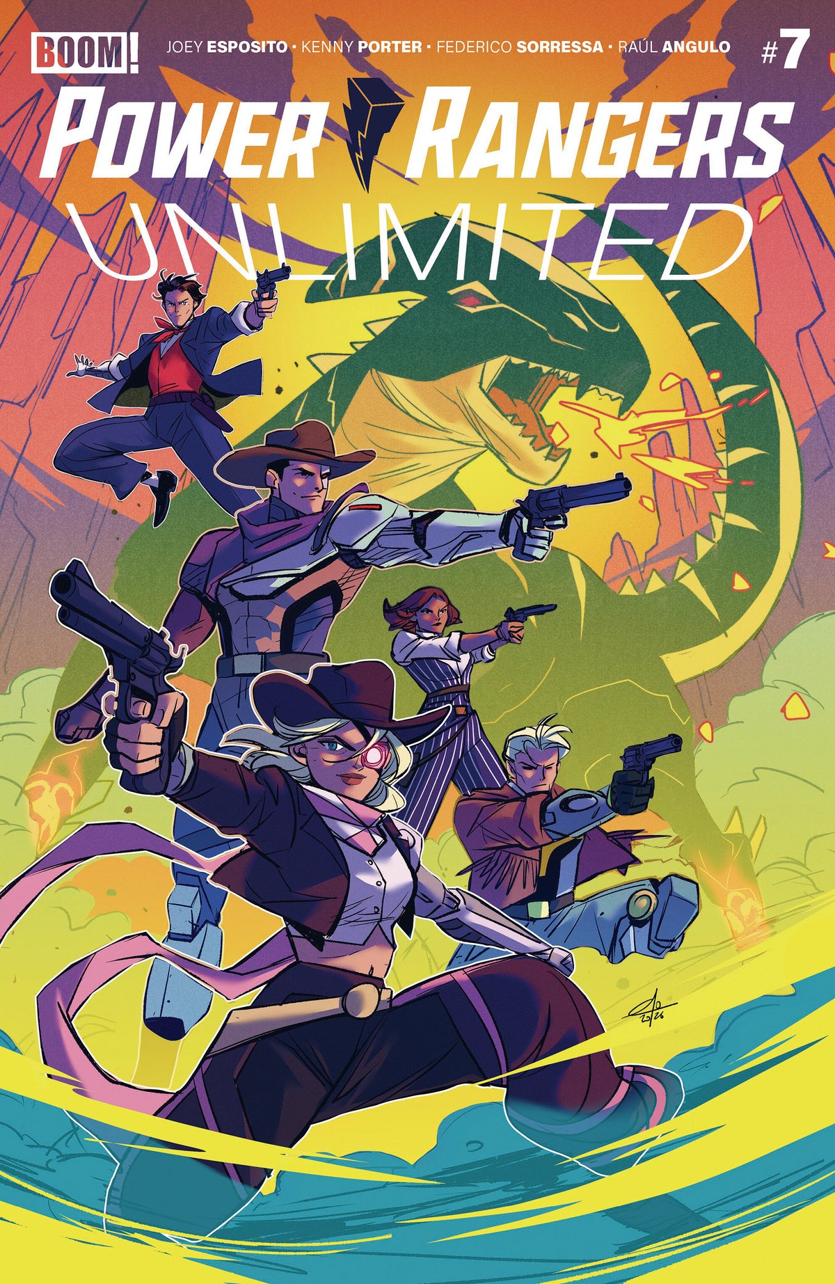 Power Rangers Unlimited (2026) #7 (Power Rangers Unlimited #7 B Variant (Dressed, Carlini))