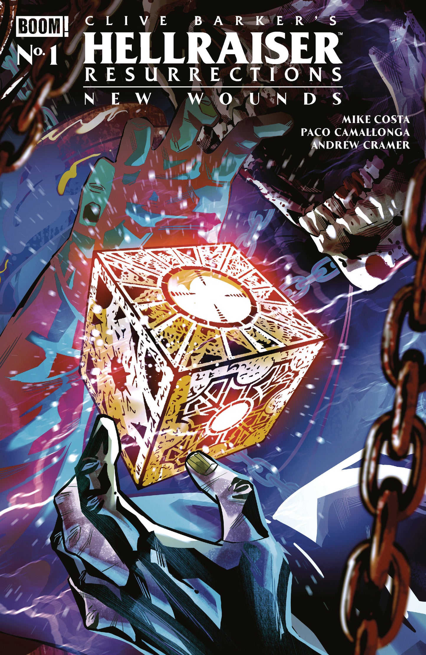 Hellraiser: Resurrections #1 (Hellraiser: Resurrections - New Wounds #1 B Variant (Dressed, Sabbatini))