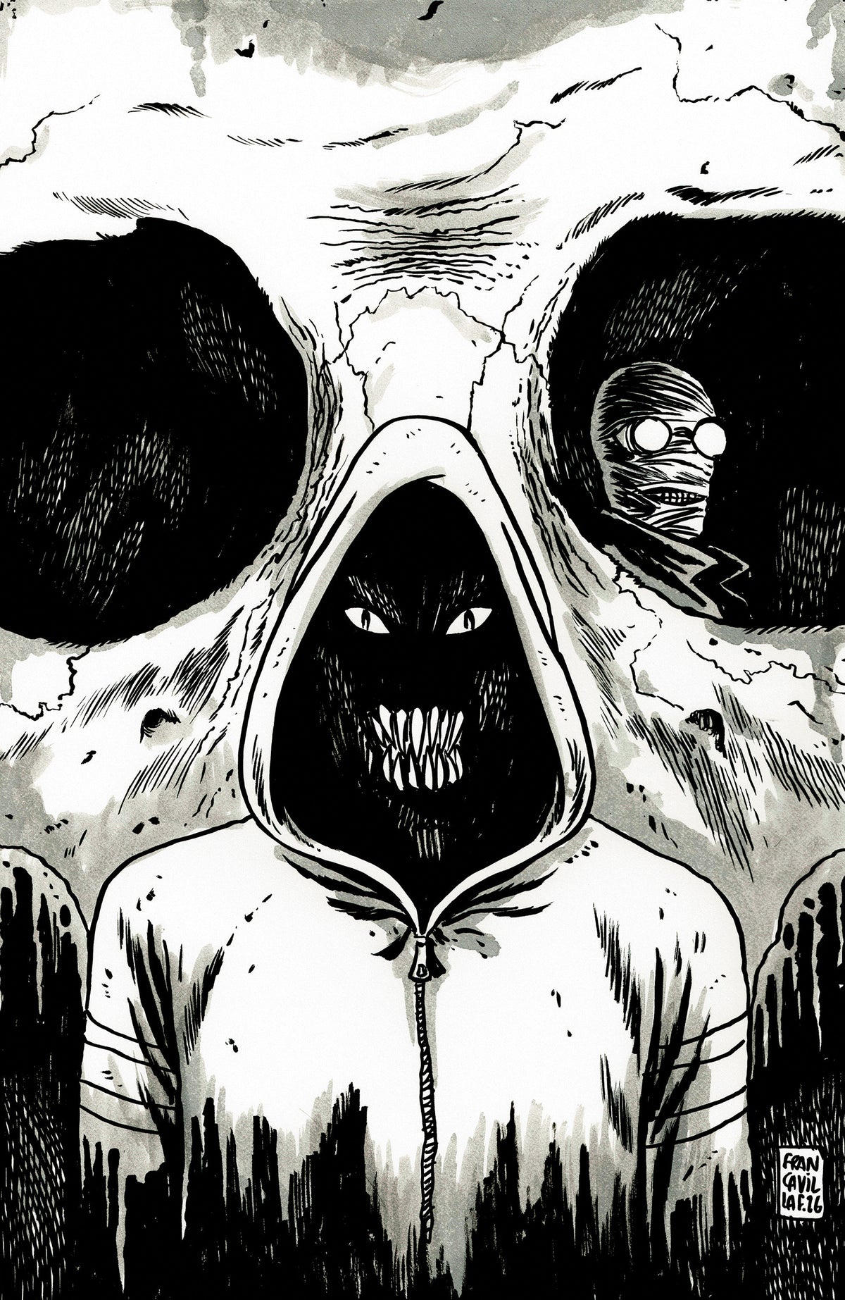 Stuff of Nightmares: The Hoodie #1 (D Glow in the Dark Variant (Full Art, Glow in the Dark, Francavilla))