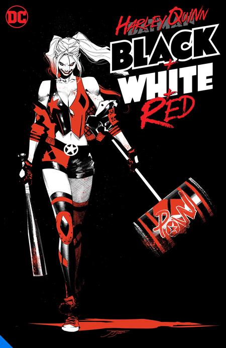 Harley Quinn Black + White + Red #1