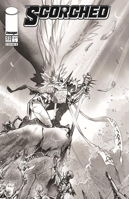 SPAWN SCORCHED #52 (Cover B — Ig Guara B&w)
