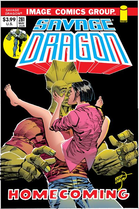 Savage Dragon #281 (Cover B — ERIK LARSEN 70S TRADE DRESS VAR (MR))