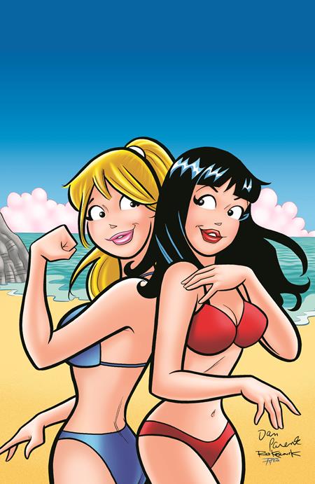 Archie Comics 85th Anniversary Presents: Betty & Veronica Swimsuit Special #1 (Cover D — Dan Parent, Rich Koslowski, Rosario Tito Pena (Foil Full Art))