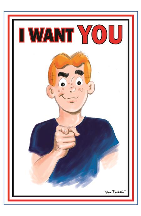 Archie Comics Celebrates America's 250th #1 (Cover F — Dan Parent (Uncle Sam Poster Foil Full Art))