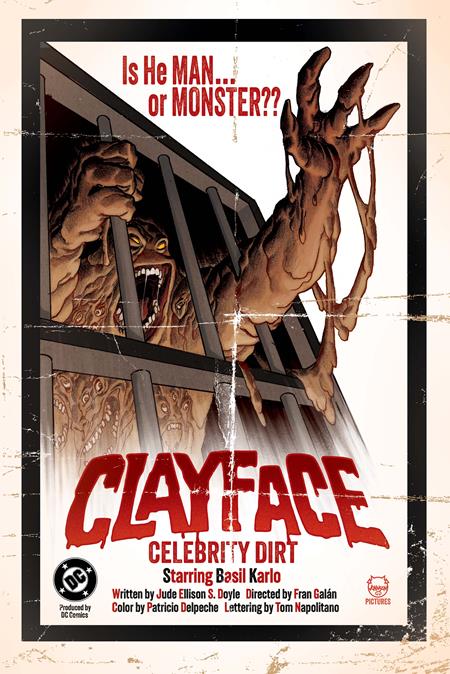 Clayface Celebrity Dirt #1 (Cover C — Dave Johnson (Cardstock))