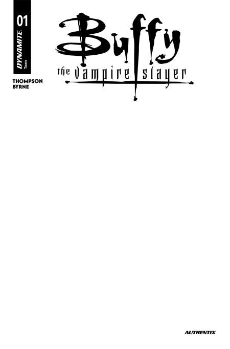Buffy The Vampire Slayer #1 (Cover H — Blank (Blank))