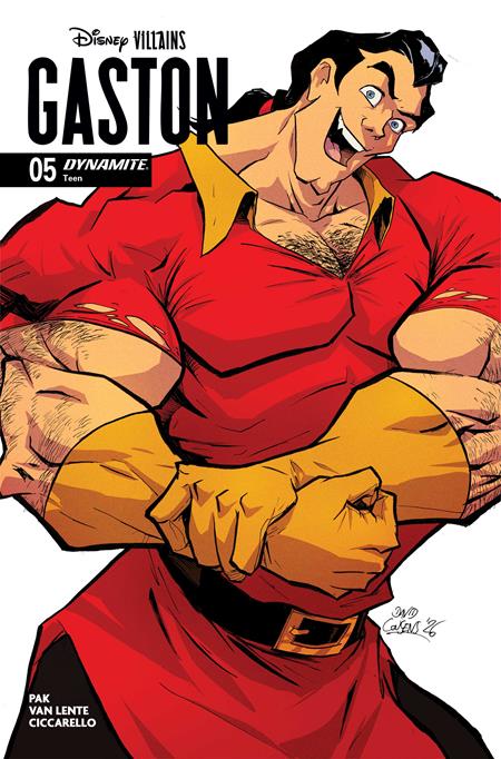 Disney Villains: Gaston #5 (Cover D — David Cousens)