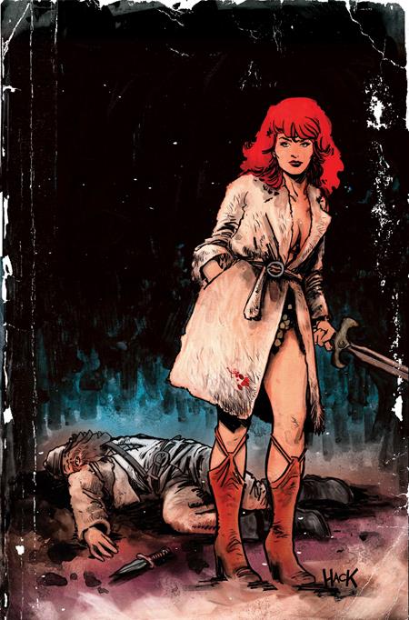 RED SONJA NOIR THE PLUNDER AND THE PRINCESS #1 (Cover F — Robert Hack Ltd Virgin)