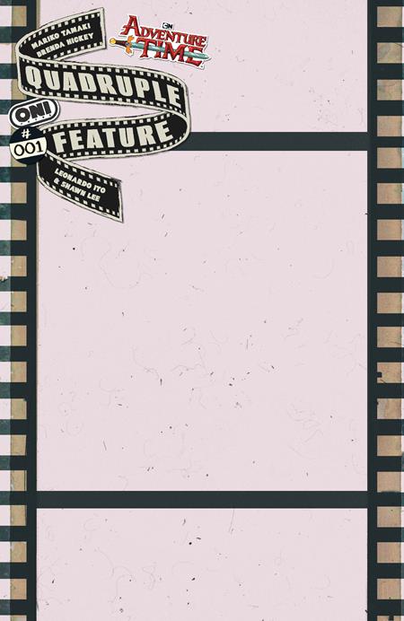 Adventure Time Quadruple Feature #1 (Cover C — Blank Sketch (Celluloid Blank Sketch))