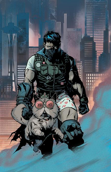 Dungeon Crawler Carl #0 Cvr H Nathan Gooden Absolute Batman Homage 2 Foil Full Art (Cover H — Laurel Pursuit Studio (Absolute Batman Homage 2 Foil Full Art))