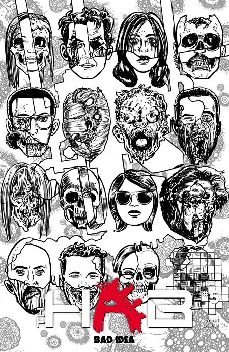 The Hab #5 (Cover D — David Lapham (Infected Skulls))