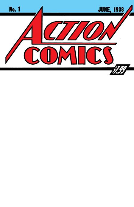Action Comics #1 Facsimile 2026 (Cover B — Blank (Blank Sketch))