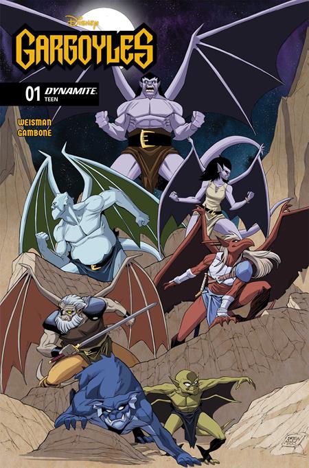 Gargoyles #1 (Cover B — Drew Moss)