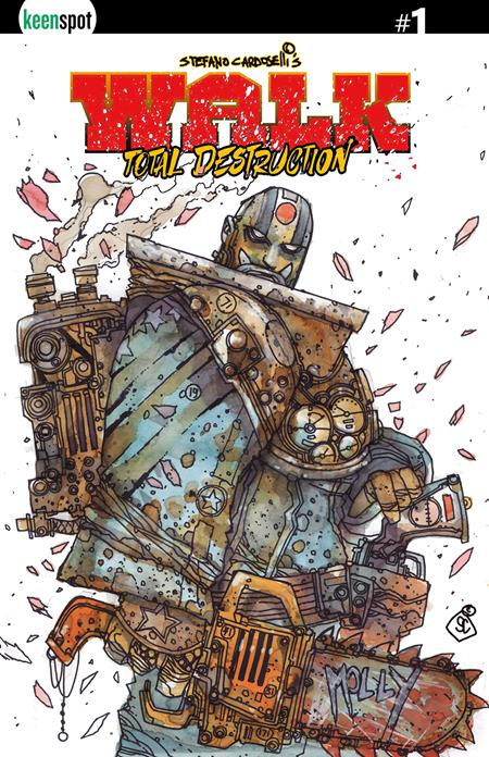 Walk: Total Destruction #1 (Cover C — Stefano Cardoselli (Holofoil Flip))