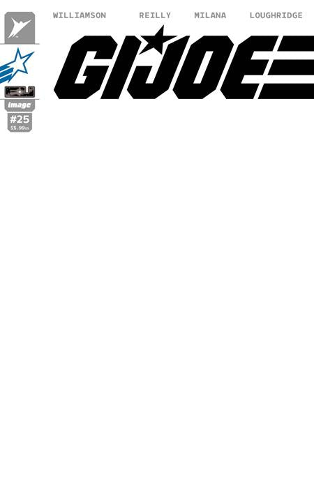 G.I. Joe #25 (Cover G — Blank Sketch (JOE Blank Sketch Var))