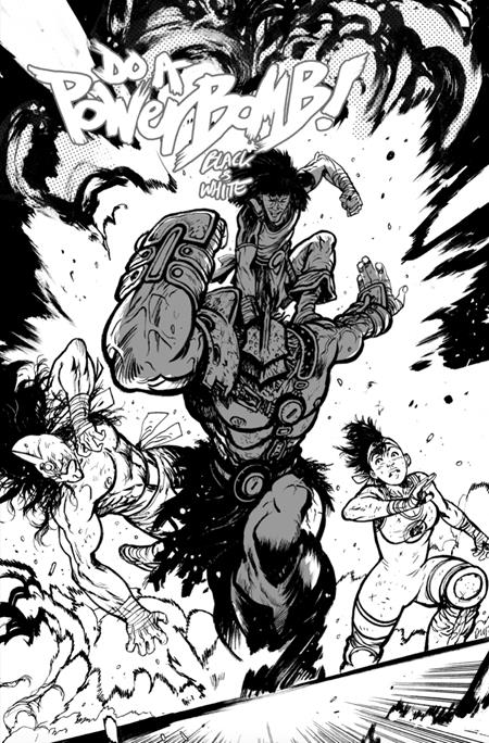Do A Powerbomb Black And White #2 (Cover C — Daniel Warren Johnson)