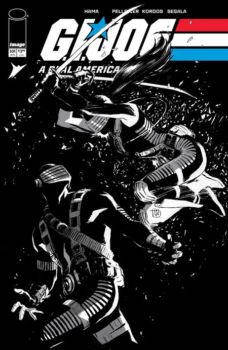 G.I. Joe A Real American Hero #331 (Cover B — Lee Weeks (B&W Var))