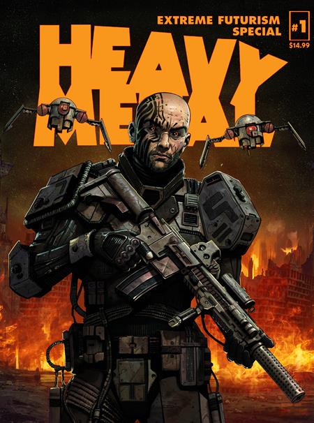 Heavy Metal Magazine Special Extreme Futurism #1 (Cover B — Sedat Oezgen, Carlos Cabrera)