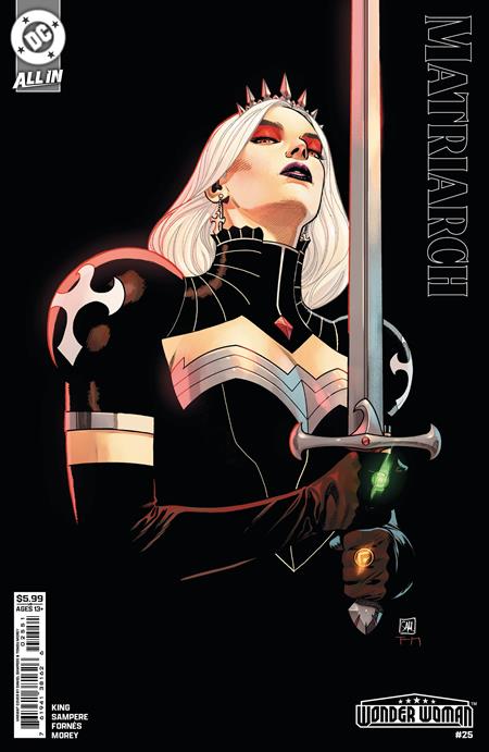 WONDER WOMAN #25 CVR D DANIEL SAMPERE CARD STOCK VAR