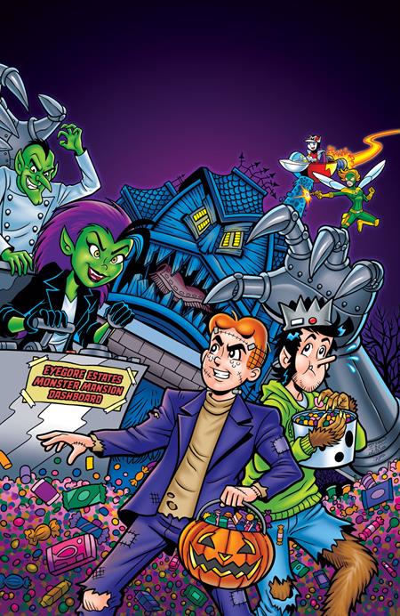 Archie's Halloween Spectacular #1 (Cover D — Steven Butler, Lily Butler, Rosario Tito Pena (Foil Full Art))